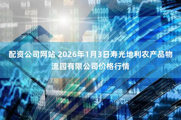 配资公司网站 2026年1月3日寿光地利农产品物流园有限公司价格行情